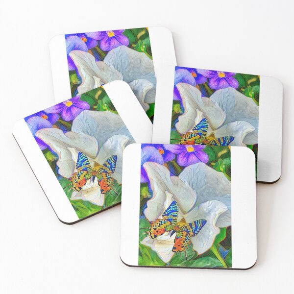 Item preview, White Hibiscus Butterfly designed and sold by tsquare48.