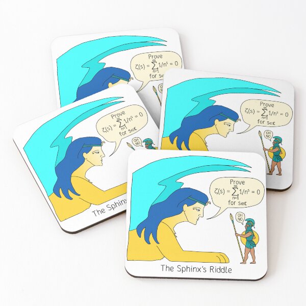 Item preview, The Sphinx's Riddle Math Humor designed and sold by BrushAndPen.
