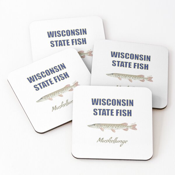 Item preview, Wisconsin State Fish - Muskellunge T-Shirt designed and sold by KaplanCrypto.