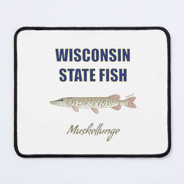 Item preview, Wisconsin State Fish - Muskellunge T-Shirt designed and sold by KaplanCrypto.