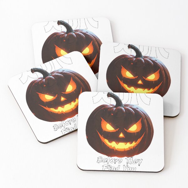 Item preview, Run Before We Find You – Creepy Halloween Pumpkin Design designed and sold by Teehiv.