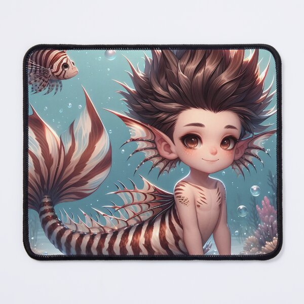 Item preview, Lionfish Merfolk designed and sold by BreezyDawnDesigns.