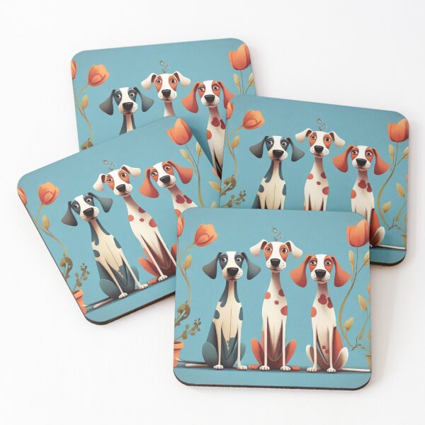 Item preview, Three Whimsical and Funny Dogs designed and sold by T-shirtMill.