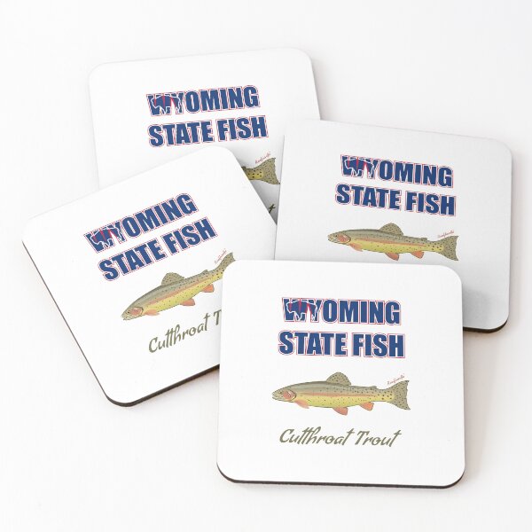 Item preview, Wyoming State Fish - Cutthroat Trout T-Shirt designed and sold by KaplanCrypto.