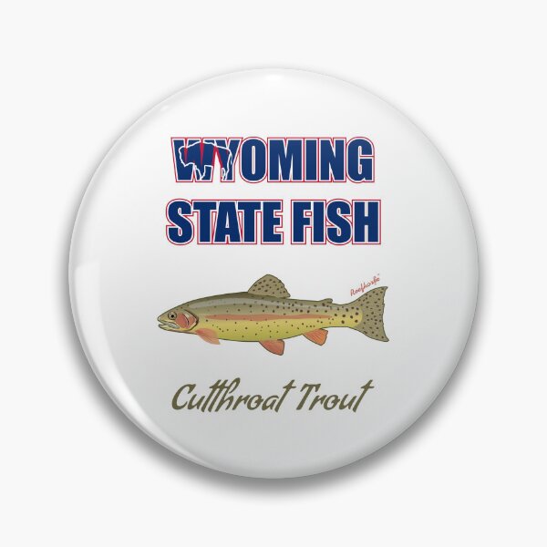 Item preview, Wyoming State Fish - Cutthroat Trout T-Shirt designed and sold by KaplanCrypto.