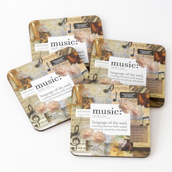 Item preview, Music Collage designed and sold by TheRetroE.