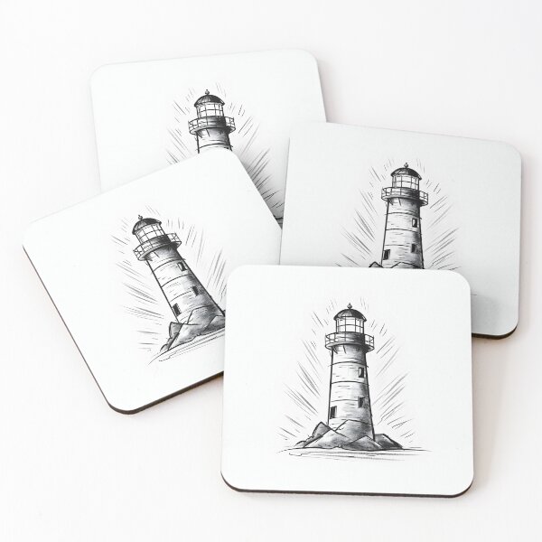 Item preview, LIGHTHOUSE DRAWING designed and sold by infinitearte.