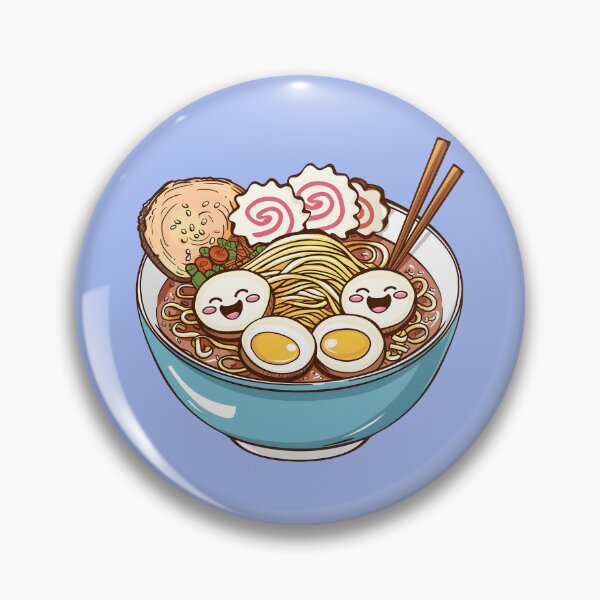 Artikelvorschau, Kawaii Udon-Nudelsuppe mit Miso, japanisches Mittagessen, süße Anime-Food-Figuren aus Japan entworfen und verkauft von scooterbaby.