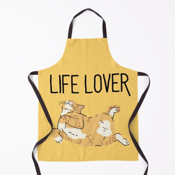 Item preview, Life lover, cute ginger cat loving life designed and sold by Britishdelights.