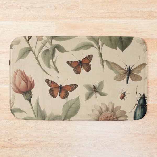 Item preview, Vintage Botanical Nature Pattern designed and sold by BirdsnStuff.