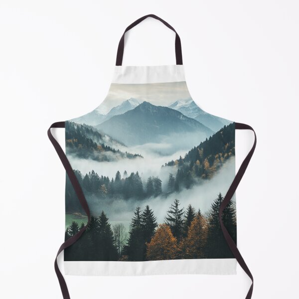 Item preview, Mountains And Forest Landscape, Wall Art designed and sold by NicolasGlowArt.
