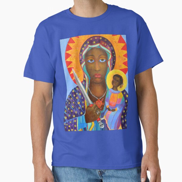 Aperçu de l'œuvre Erzulie Dantor, art vaudou haïtien, Erzulie Dantor, art Vodoo. Erzulie Danto peinture. Image de Danthor ou Ezili, Lwa Haïtienne, Vierge Noire Vierge, Africaine - Mambo de Nouvelle-Orléans créée et vendue par tanabe.