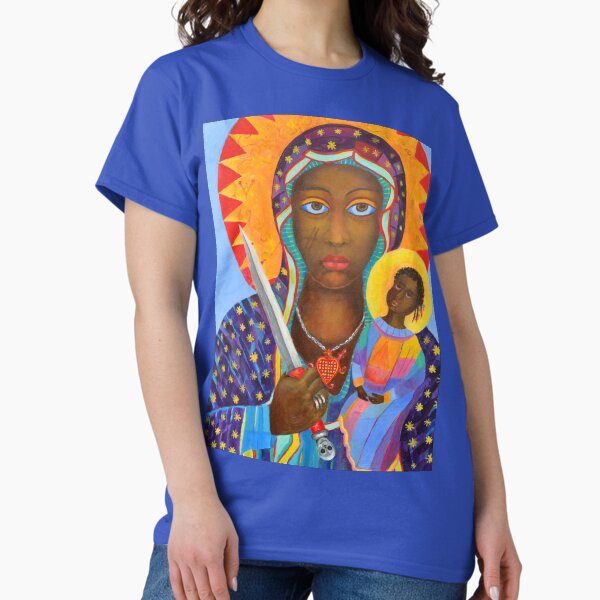 Item preview, Erzulie Dantor, Haitian voodoo art, Erzulie Dantor, Vodoo art. Erzulie Danto painting. Danthor or Ezili picture, Haitian Lwa, Black Virgin Madonna, African - New Orlean Mambo designed and sold by tanabe.