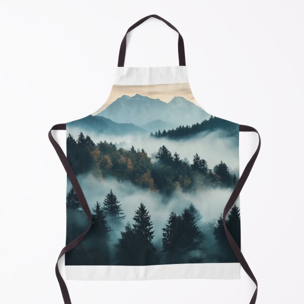Item preview, Foggy Forest Landscape, Wall Art designed and sold by NicolasGlowArt.