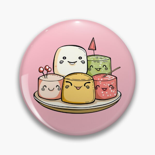 Item preview, Happy Kawaii Sweet Mochi Rice Cake Chewy Snack Food Anime Characters Japan designed and sold by scooterbaby.