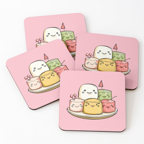Item preview, Happy Kawaii Sweet Mochi Rice Cake Chewy Snack Food Anime Characters Japan designed and sold by scooterbaby.
