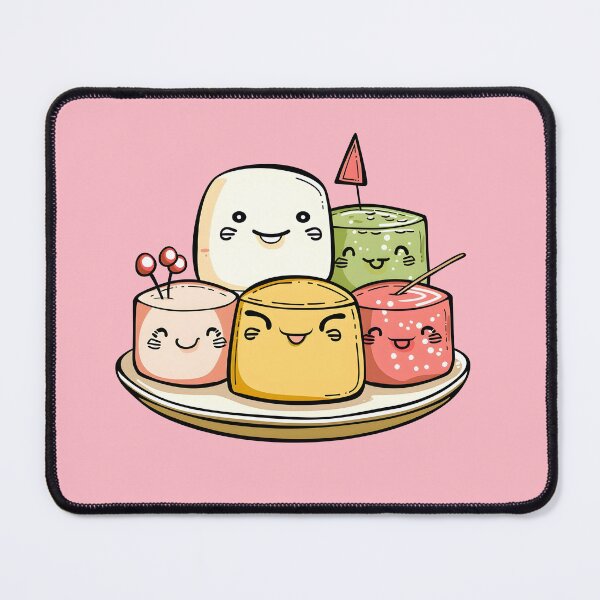 Item preview, Happy Kawaii Sweet Mochi Rice Cake Chewy Snack Food Anime Characters Japan designed and sold by scooterbaby.