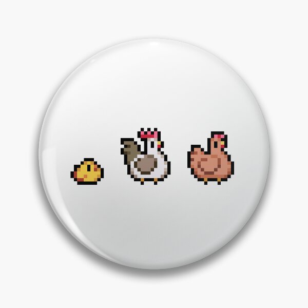 Item preview, Pixel Art Chicken Fields of Mistria Fanart designed and sold by ARTIFLAVE.