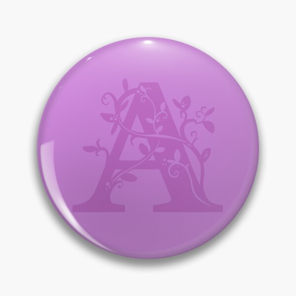 Item preview, Purple Capital Letter A With Vines V2 designed and sold by Victoria Lehnard.