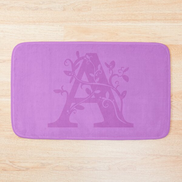 Item preview, Purple Capital Letter A With Vines V2 designed and sold by Victoria Lehnard.
