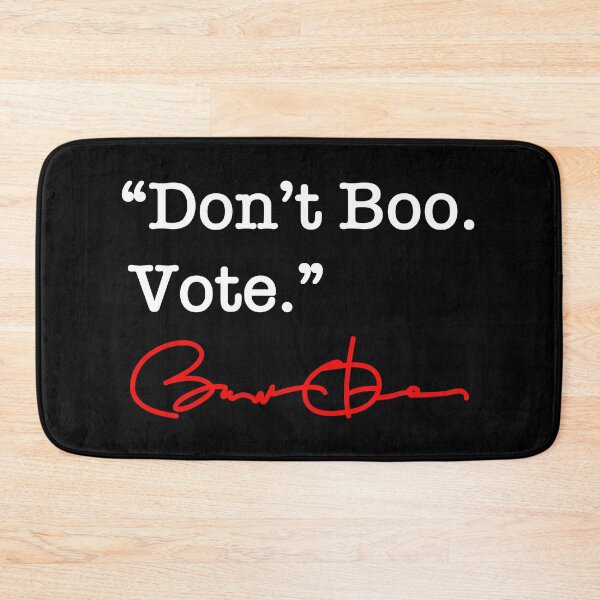 Item preview, Don't Boo Vote - Barack Obama (white red) designed and sold by Thelittlelord.