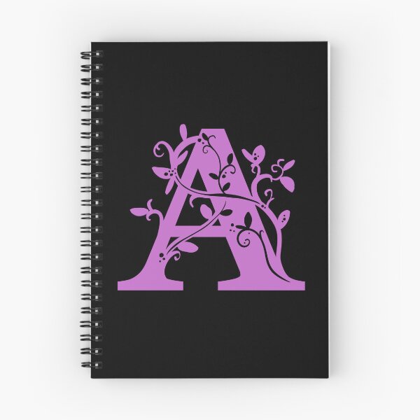 Item preview, Purple Capital Letter A With Vines V3 designed and sold by Victoria Lehnard.