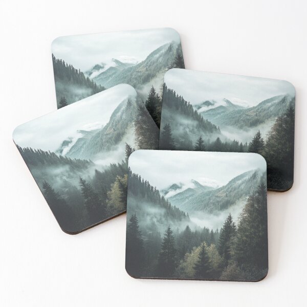 Item preview, Foggy Forest Valley, Nature Wall Art  designed and sold by NicolasGlowArt.