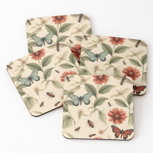 Item preview, Vintage Botanical Nature Pattern designed and sold by BirdsnStuff.