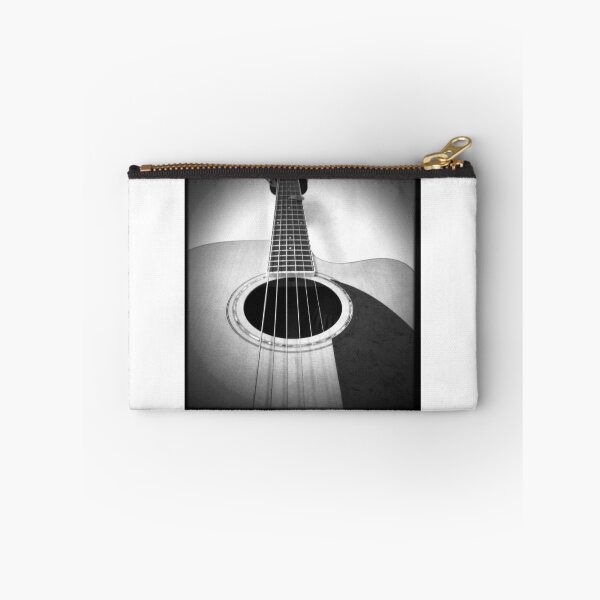 Item preview, acoustic guitar music musician black white photograph gift designed and sold by cheekylorns.