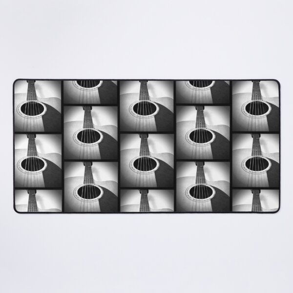 Item preview, acoustic guitar music musician black white photograph gift designed and sold by cheekylorns.
