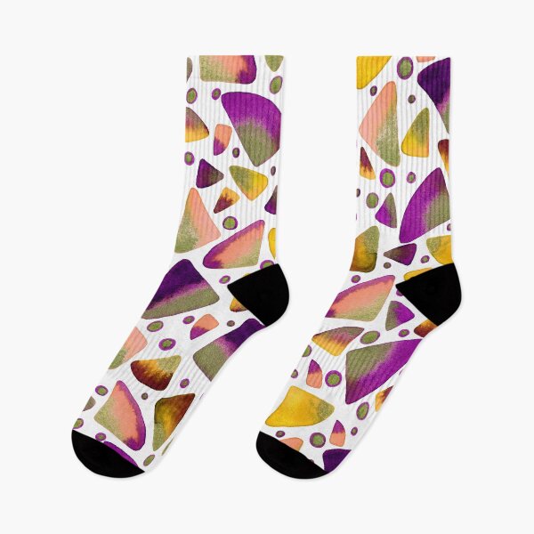 Item preview, Love Triangles-Purple&Yellow designed and sold by deblevart.