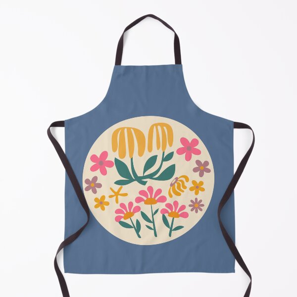 Item preview, Retro flowers and modernistic twist designed and sold by BritishDelights.