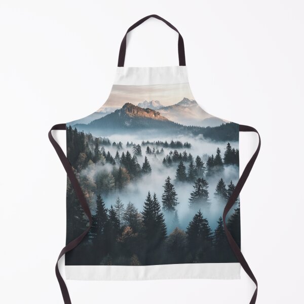 Item preview, Foggy Forest Landscape and Mountains designed and sold by NicolasGlowArt.