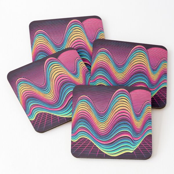 Item preview, Synthwave Waves designed and sold by Genady.