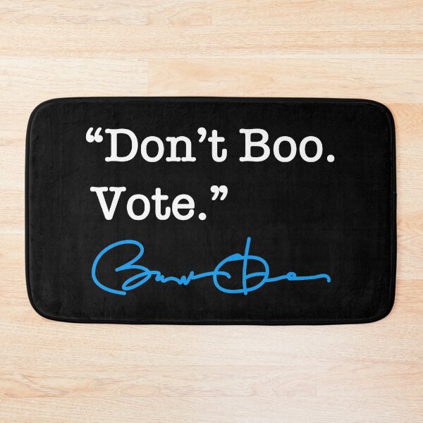 Item preview, Don't Boo Vote - Barack Obama (white blue) designed and sold by Thelittlelord.