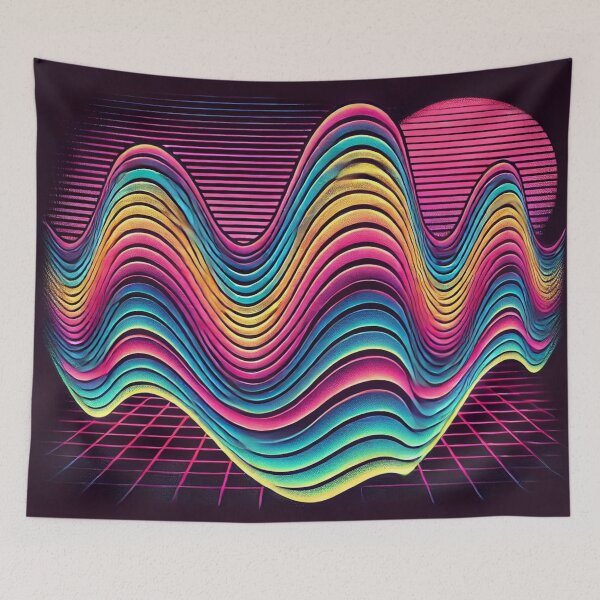 Item preview, Synthwave Waves designed and sold by Genady.