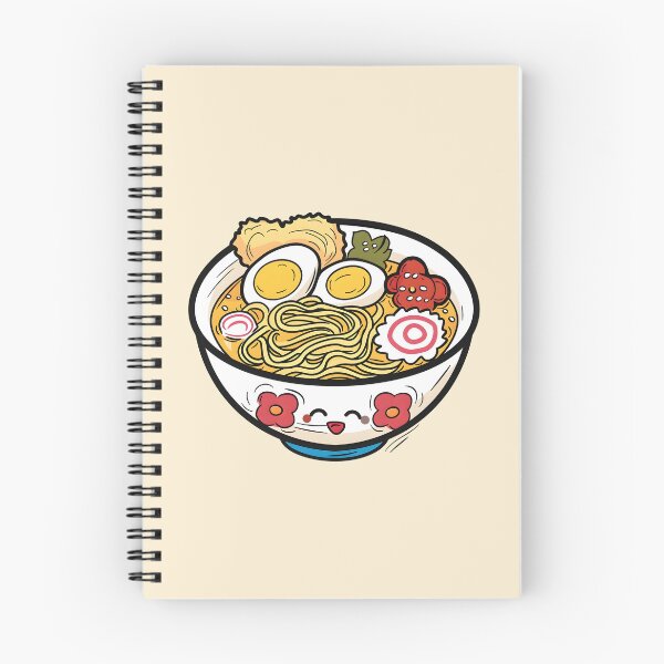 Item preview, Ramen Noodle Soup with Miso Japanese Lunch Cute Kawaii Anime Food Characters Japan designed and sold by scooterbaby.