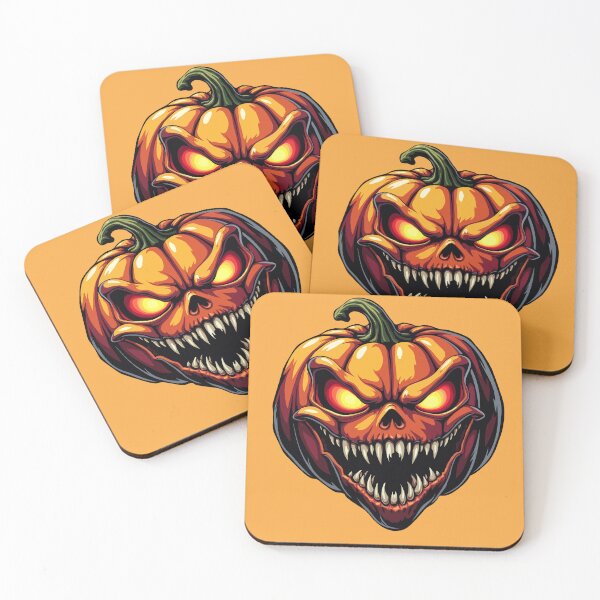 Item preview, Fiery-Eyed Evil Pumpkin: Ghoulish Halloween designed and sold by Coastal-Designs.