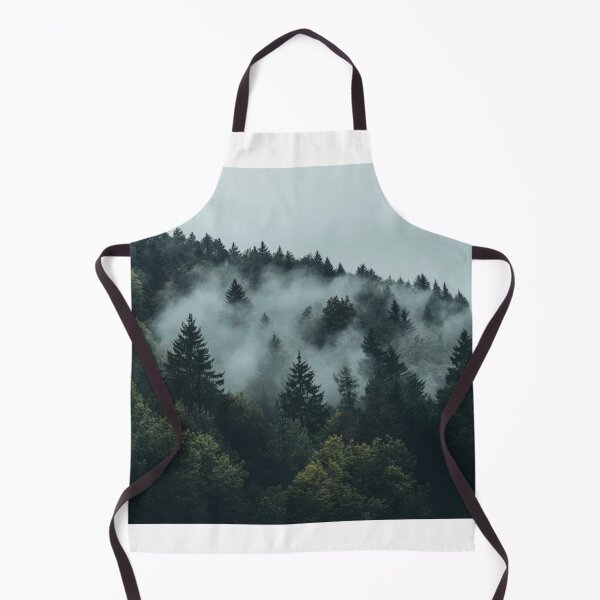 Item preview, Dark Foggy Forest Landscape, Forest Poster designed and sold by NicolasGlowArt.