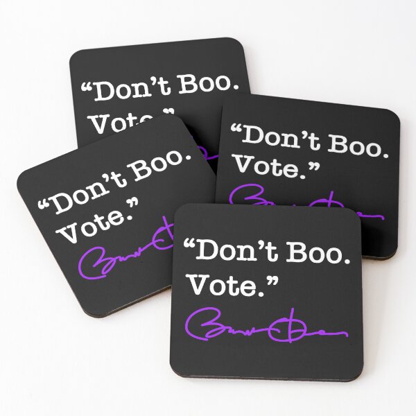 Artikelvorschau, Don't Boo Vote - Barack Obama (white purple) entworfen und verkauft von Thelittlelord.