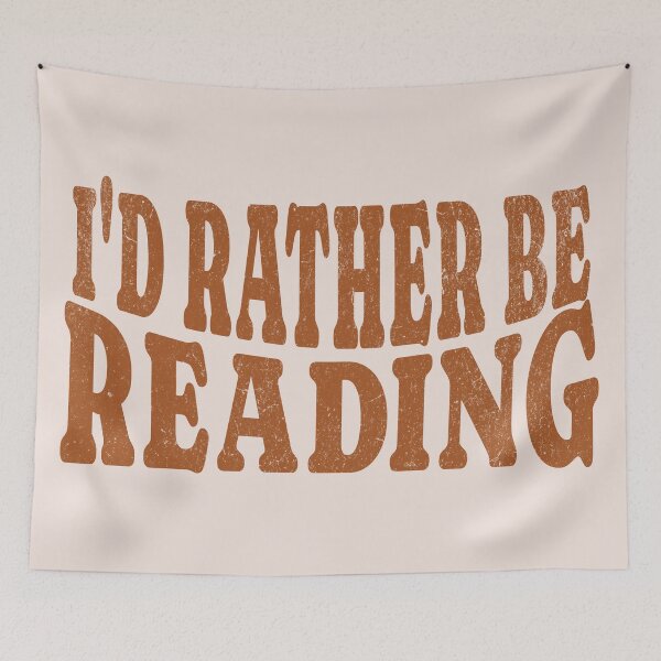 Item preview, I'd Rather Be Reading designed and sold by MightyPenShop.