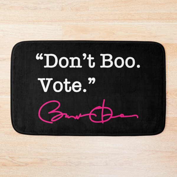 Item preview, Don't Boo Vote - Barack Obama (white hot pink) designed and sold by Thelittlelord.
