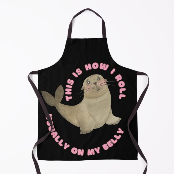 Item preview, This is how I roll usually on my belly, cute sea lion designed and sold by BritishDelights.