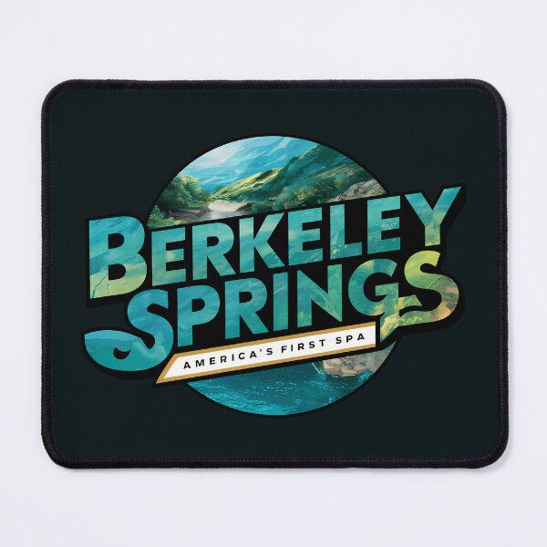 Item preview, Berkeley Springs West Virginia Illustration Travel Art Logo designed and sold by KrisSidDesigns.