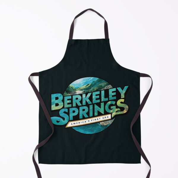 Item preview, Berkeley Springs West Virginia Illustration Travel Art Logo designed and sold by KrisSidDesigns.