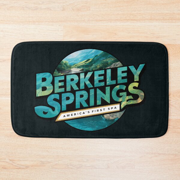 Item preview, Berkeley Springs West Virginia Illustration Travel Art Logo designed and sold by KrisSidDesigns.