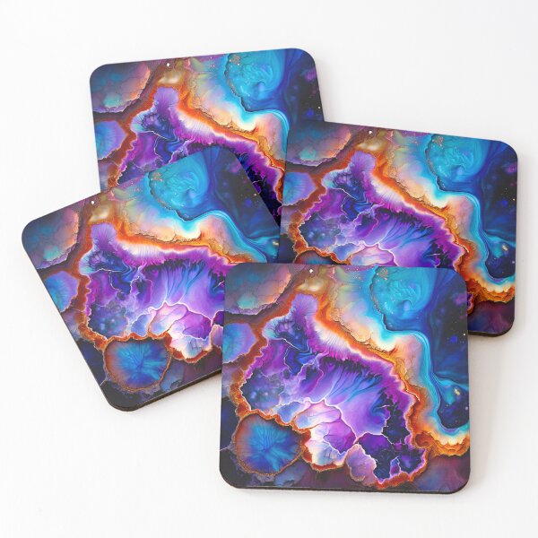 Item preview, Vibrant Purple and Blue Geode Pattern designed and sold by BirdsnStuff.