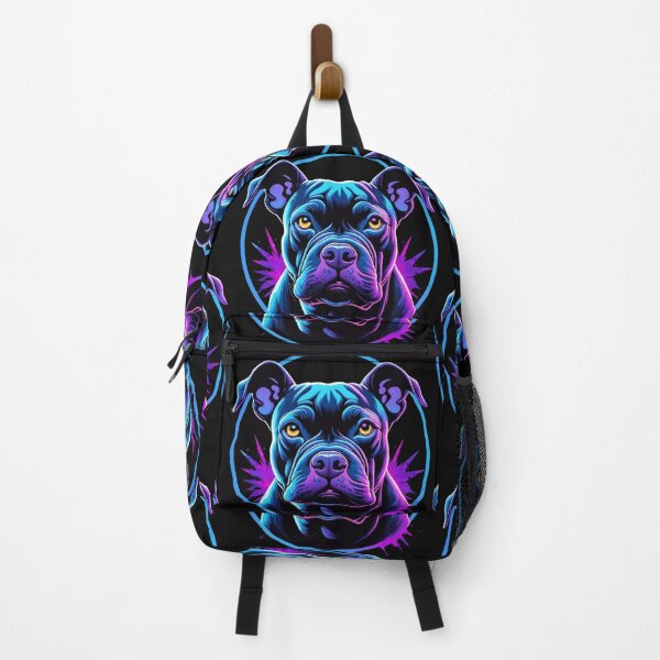 Item preview, Blacklight Illusion Design PitBull designed and sold by TeeDesignMaster.
