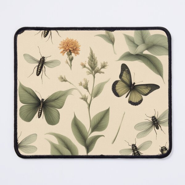 Item preview, Vintage Botanical Nature Pattern designed and sold by BirdsnStuff.