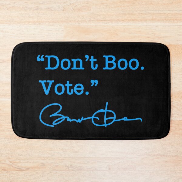 Item preview, Don't Boo Vote - Barack Obama (blue signature) designed and sold by Thelittlelord.